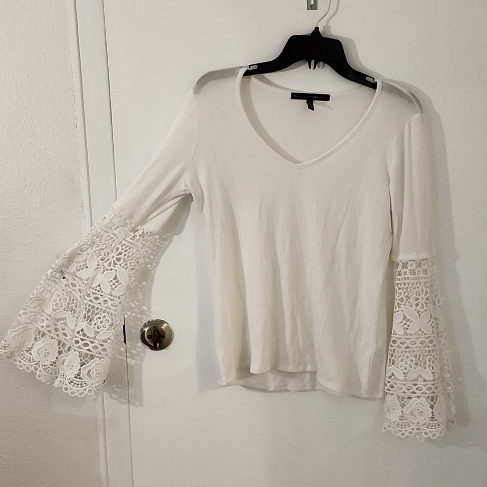 White house black market- white long sleeve